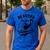 Bearded For Her Pleasure Bearded Dad Father Men's Casual T-Shirt Royal Blue