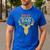 Best Buckin' Dad Ever Shirt Men Hunting Fathers Day Men's Casual T-Shirt Royal Blue