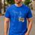 Best Bunny Dad Ever Rabbit Daddy Bunny Father Bunny Men's Casual T-Shirt Royal Blue
