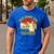 Best Bunny Dad Ever Rabbit Lover Father Pet Rabbit Men's Casual T-Shirt Royal Blue