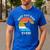 Best Cat Dad Ever Men Men's Casual T-Shirt Royal Blue