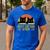 Best Cat Dad Ever Retro Style Cats Lover Men's Casual T-Shirt Royal Blue