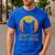 Best Cat Dad Ever Vintage Cat Daddy Fathers Day Men's Casual T-Shirt Royal Blue