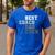 Best Coach Dad Ever Football Soccer Baseball Basketball Men's Casual T-Shirt Royal Blue