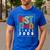 Best Dad Since 2009 Fathers Day Retro Vintage Men's Casual T-Shirt Royal Blue