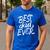 Best Dad Ever Men's Casual T-Shirt Royal Blue