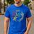 Best Dad In The World Father's Day Vintage Dad Men's Casual T-Shirt Royal Blue