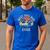 Best Dog Dad Ever Vintage Father's Day Dog Lover Men's Casual T-Shirt Royal Blue