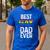 Best Gay Dad Ever LGBTQ Men's Casual T-Shirt Royal Blue Best Gay Dad Ever LGBTQ Men's Casual T-Shirt Royal Blue