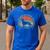 Best German Shepherd Dad Ever Daddy Dog Lover Owner Men's Casual T-Shirt Royal Blue