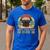 Best Pug Dad Ever Pug Dog For Men And Boys Men's Casual T-Shirt Royal Blue