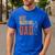 Best Rucking Dad Ruck Backpack Rucksack Workout Rucking Men's Casual T-Shirt Royal Blue