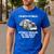 Best Truck Driver Art For Men Dad Women Trucking CDL Trucker Men's Casual T-Shirt Royal Blue