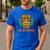 The Big Kahuna Hawaiian Tiki Dad Boss T-Shirt Men's Casual T-Shirt Royal Blue The Big Kahuna Hawaiian Tiki Dad Boss T-Shirt Men's Casual T-Shirt Royal Blue