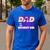 Birthday Girl Dad Of The Birthday Girl Spider Birthday Party Men's Casual T-Shirt Royal Blue