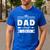 Blessed To Be Called Dad And Lolo Grandpa Men's Casual T-Shirt Royal Blue Blessed To Be Called Dad And Lolo Grandpa Men's Casual T-Shirt Royal Blue