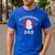 Bloodhound Dad Dog Father Men's Casual T-Shirt Royal Blue