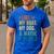 I Like My Boat Dog And Maybe 3 People Retro Sailor Dad Men's Casual T-Shirt Royal Blue