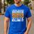 Bonus Cheer Dad Cheer Step Dad Men's Casual T-Shirt Royal Blue