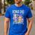 Bonus Dad Of The Birthday Fairy 1St Birthday Girl Party Men's Casual T-Shirt Royal Blue
