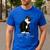 Boss Tuxedo Cat Lovers Tee Shirt For Mom Dad Men's Casual T-Shirt Royal Blue Boss Tuxedo Cat Lovers Tee Shirt For Mom Dad Men's Casual T-Shirt Royal Blue