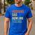 Bowler Husband Dad Bowling Legend Father's Day Men's Casual T-Shirt Royal Blue