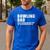 Bowling Dad Like A Regular Dad But Bigger Balls Bowling Dad Men's Casual T-Shirt Royal Blue
