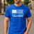 Boy Dad Proud Dad Of Boy Father Of Boy Shirt For Dad US Flag Men's Casual T-Shirt Royal Blue