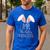 Bunny Dad Of The Birthday Princess Matching Family Men's Casual T-Shirt Royal Blue