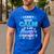 I Cant Keep Calm Its My Daddy Birthday Shirt Bday Men's Casual T-Shirt Royal Blue