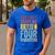You Can't Scare Me I Have Four Daughters Dad Father Men's Casual T-Shirt Royal Blue