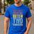 You Can't Scare Me I Have Two Daughters Dad Father Men's Casual T-Shirt Royal Blue