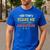 You Can't Scare Me I Have Two Daughters Dad Papa Men's Casual T-Shirt Royal Blue