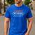 I Can't My Son Has Hockey Hockey Dad & Hockey Mom Men's Casual T-Shirt Royal Blue