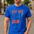 Cat Dad Club Life Is Better With Cats Cat Dad Retro Men's Casual T-Shirt Royal Blue
