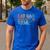 Cat Dad The Man The Myth Snack Dealer Fathers Day Men's Casual T-Shirt Royal Blue