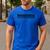 Cat Dad PAWDRE Cats Make Me Happy Cat Father Men's Casual T-Shirt Royal Blue