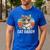 Cat Daddy Shirt Men Cat Lover Dad Fathers Day Men's Casual T-Shirt Royal Blue