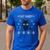 Cat Daddy Ugly Christmas Sweater Pajama Kitty Cat Lover Xmas Men's Casual T-Shirt Royal Blue