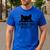 Cat For Cat Lover Mom Dad Cat Judging You Silently Men's Casual T-Shirt Royal Blue
