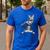 Cat Playing The Clarinet For Cat Lover Cat Mom Cat Dad Men's Casual T-Shirt Royal Blue