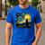 Cat Starry Night Van Gogh Cat For Cat Lover Cat Mom Cat Dad Men's Casual T-Shirt Royal Blue Cat Starry Night Van Gogh Cat For Cat Lover Cat Mom Cat Dad Men's Casual T-Shirt Royal Blue