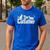 The Catfather Cat Dad Father's Day Cat Lover Men's Casual T-Shirt Royal Blue