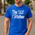 The Catfather Cool Cat Daddy Glasses Men's Casual T-Shirt Royal Blue