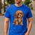 Cavapoo Breed Pet Lover Art Dog For Mom Dad Kids Men's Casual T-Shirt Royal Blue