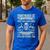 Cement Worker Life Concrete Finisher Dad Father Men's Casual T-Shirt Royal Blue