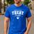 Certified Treat Dealer Dog Mom Dog Dad Men's Casual T-Shirt Royal Blue