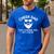 Cheer Dad Cheerleading Bearded Definition Men's Casual T-Shirt Royal Blue