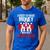 Cheer Dad Cheerleading Fathers Day Men's Casual T-Shirt Royal Blue