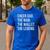 Cheer Dad Cheerleading Men's Casual T-Shirt Royal Blue